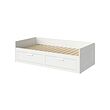BRIMNES daybed frame Twin with 2 drawers, without mattress 