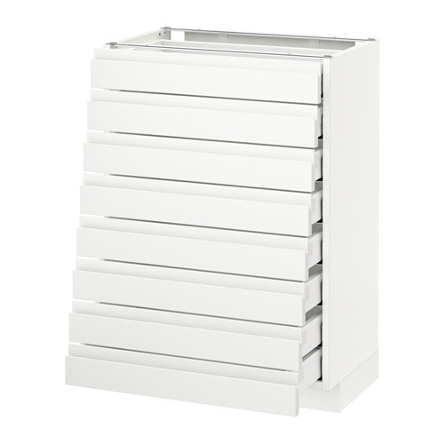 METOD, base cabinet/8 fronts/8 low drawers. 1 of 1 open dialog