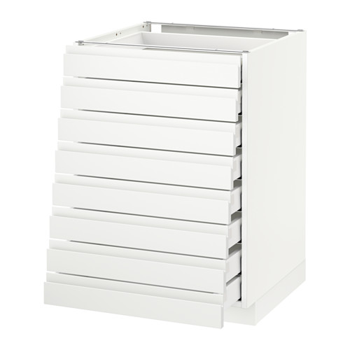 METOD, base cabinet/8 fronts/8 low drawers. 1 of 1 open dialog