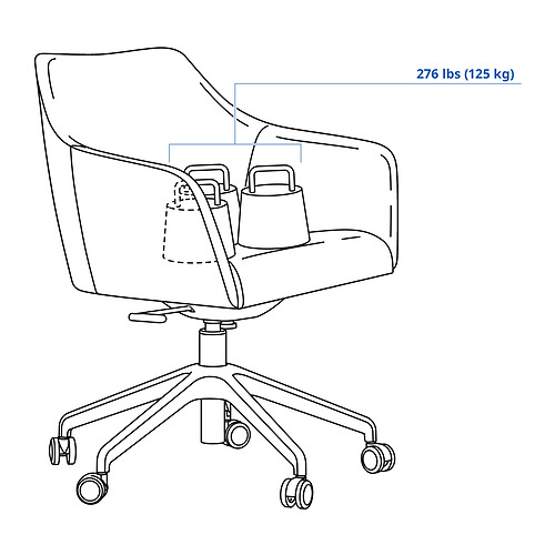 TOSSBERG / LÅNGFJÄLL, silla para reuniones. 3 de 8 open dialog