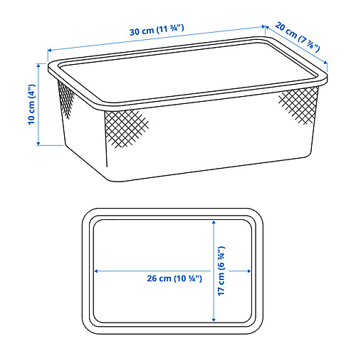 TROFAST, caja de rejilla 4 de 4 open dialog