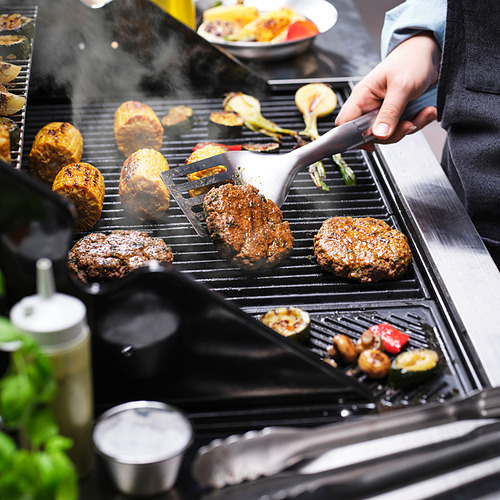 GRILLTIDER, utensilios de parrilla, 2 piezas. 4 de 5 open dialog