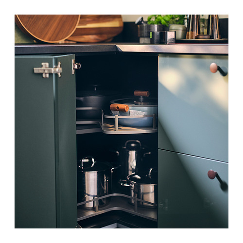 UTRUSTA, corner base cabinet carousel. 3 of 3 open dialog