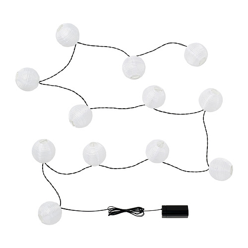 SOLVINDEN, LED string light with 12 lights. 2 of 2 open dialog