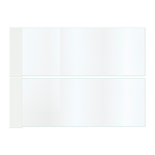 Laterales de cristal del cajón MAXIMERA, transparentes, rectangulares.