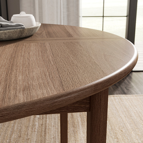 SKANSNÄS / GRÖNSTA, extendable round dining table and 4 chairs. 4 of 7 open dialog