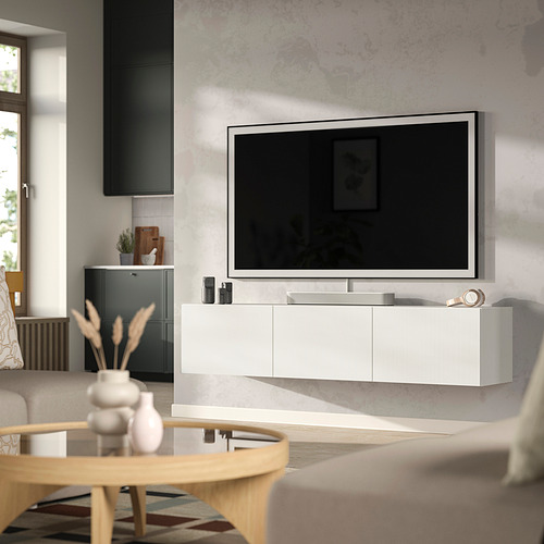 BESTÅ, mueble para TV+puertas. 2 de 6 open dialog