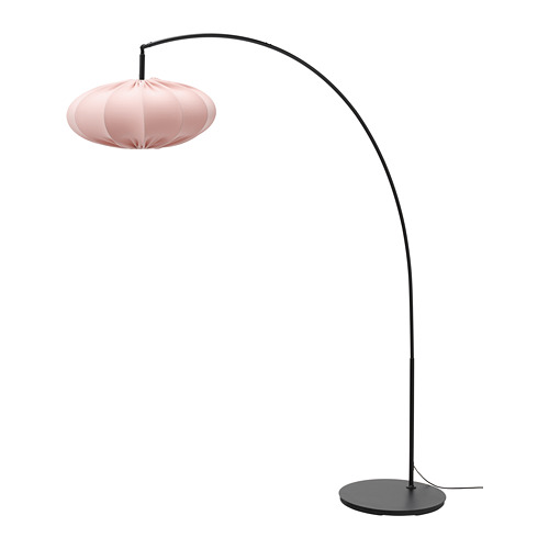 REGNSKUR/SKAFTET floor lamp, arched