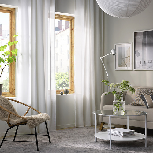 HILJA, Translucent curtain, 1 pair 2 of 6 open dialog