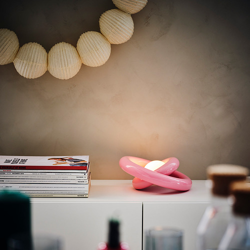 STRÅLA, lámpara de mesa decorativa LED. 5 de 5 open dialog