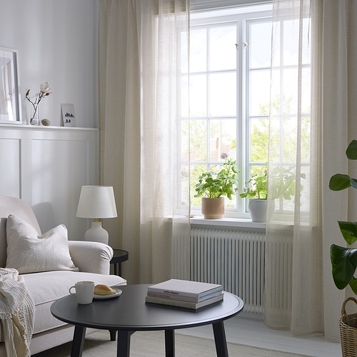 HÄLLEBRÄCKA, cortinas transparentes, 1 par 4 de 10 open dialog