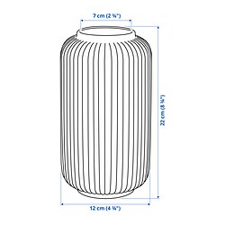 Measurement Illustration - STILREN vase