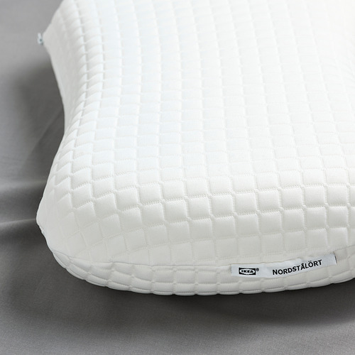 NORDSTÅLÖRT, almohada ergonónica, de lado/boca arriba 3 de 8 open dialog