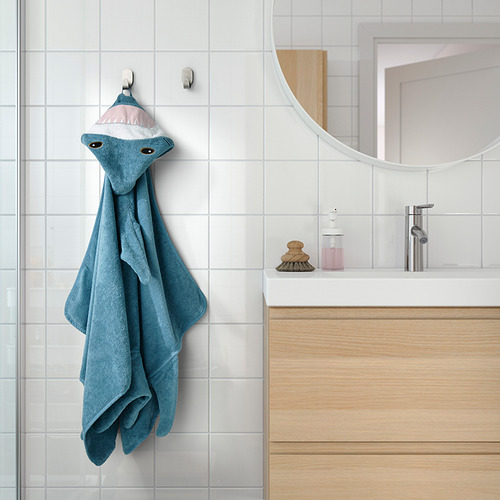BLÅVINGAD, towel with hood 4 of 7 open dialog
