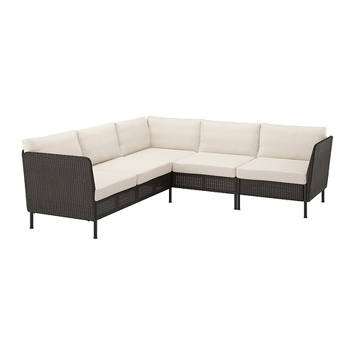 VITTSKÄR, 4-seat modular corner sofa outdoor. 1 of 4 open dialog