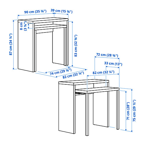 LÄNGDHOPP, escritorio extraíble. 3 de 8 open dialog