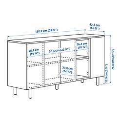 Measurement Illustration - LEDAMOT cabinet