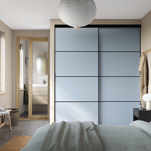 SKYTTA / AURDAL, walk-in wardrobe with sliding doors 5 of 5 open dialog