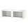 Select colour variation: White / Glassvik white-light green clear glass