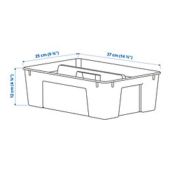 Measurement Illustration - SAMLA insert for box