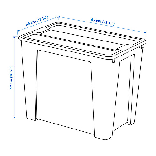 SAMLA, caja con tapa. 7 de 7 open dialog