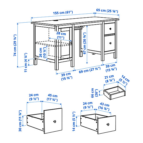 HEMNES, escritorio 7 de 8 open dialog