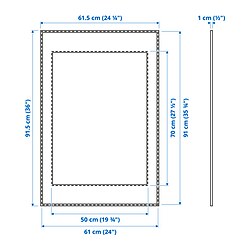 Measurement Illustration - LOMVIKEN frame