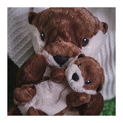 SKOGSDUVA peluche, juego de 2