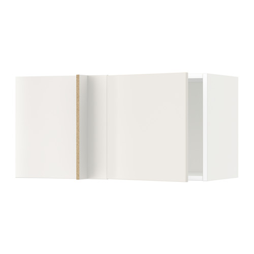 Mueble de cocina METOD blanco con frentes de vértiga, líneas limpias.