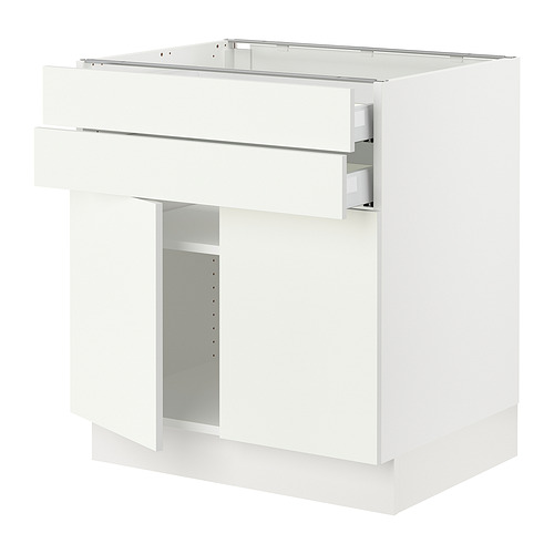 SEKTION, base cabinet w 2 doors/2 drawers. 1 of 2 open dialog