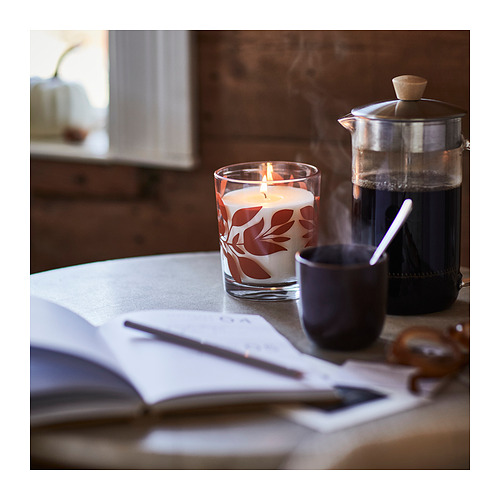 HÖSTAGILLE, scented candle in glass 2 of 2 open dialog