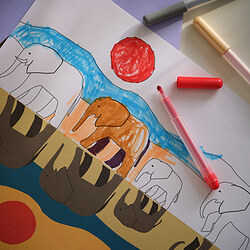 SANDLÖPARE activity book