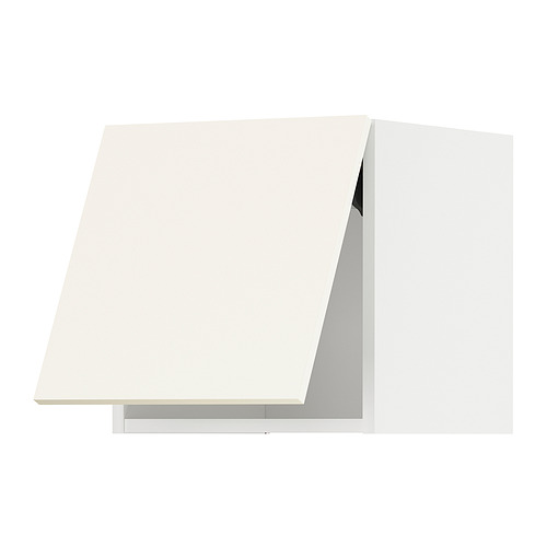 Mueble de cocina blanco, diseño moderno, superficies planas, forma angular.