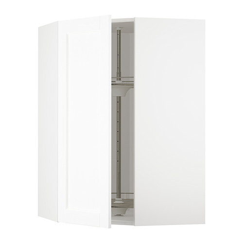METOD, corner wall cabinet with carousel. 1 of 3 open dialog