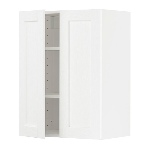 METOD, wall cabinet with 2 doors. 1 of 3 open dialog