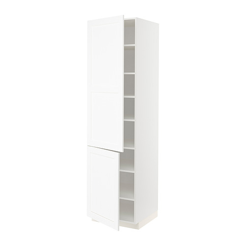 METOD, high cabinet with shelves/2 doors. 1 of 3 open dialog