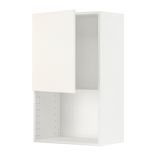Mueble alto de cocina METOD blanco con estante ajustable, diseño sencillo y moderno.