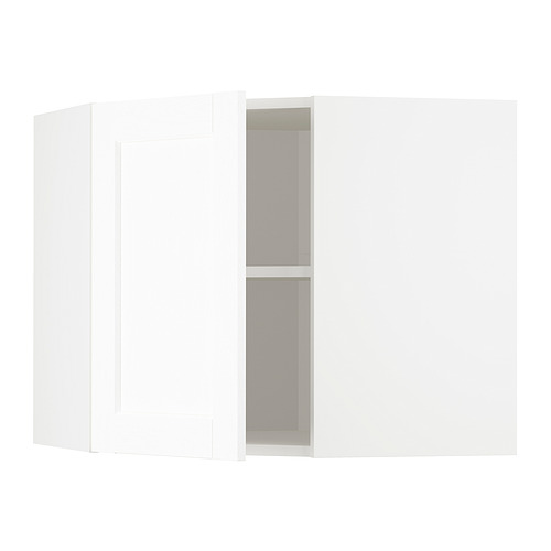 METOD, corner wall cabinet with shelves. 1 of 3 open dialog