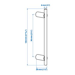 Measurement Illustration - STJÄRNHOV handle