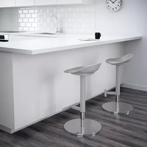 IKEA Santo Domingo JANINGE bar stool, gray