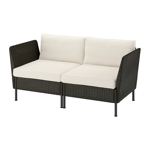 VITTSKÄR, 2-seat modular sofa outdoor with armrests. 1 of 5 open dialog