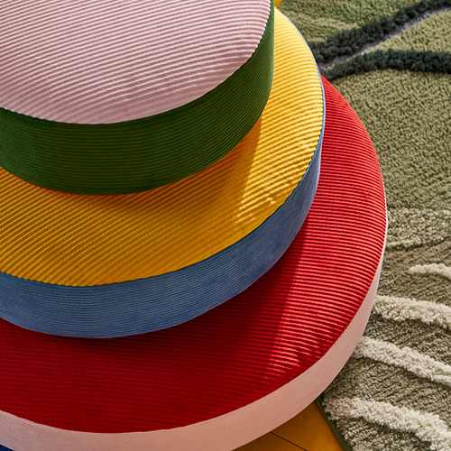 GREJSIMOJS, floor cushion, set of 3. 6 of 8 open dialog