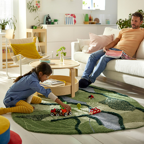 GREJSIMOJS, alfombra de pelo largo. 2 de 7 open dialog