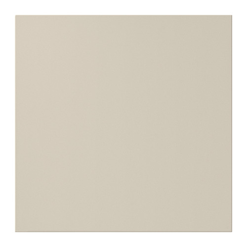 Puerta de armario de cocina HAVSTORP beige, rectangular, acabado liso.