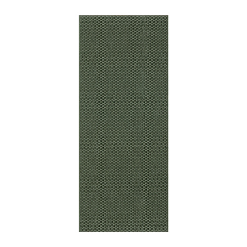 Alfombra MORUM, negro/gris, rectangular, tejida, uso interior/exterior.