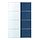 Variación actual: aluminio espejo de vidrio/doble cara azul