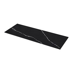 KASKER, custom countertop, Matt black / marble effect quartz