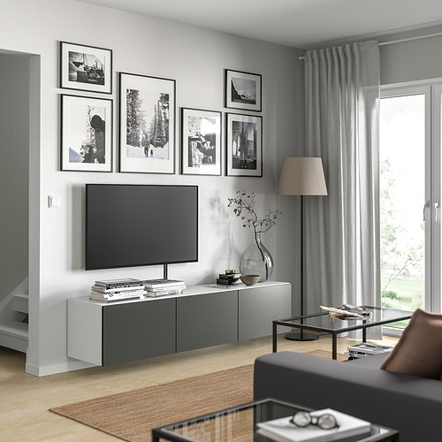 BESTÅ, banco para TV con puertas 6 de 7 open dialog