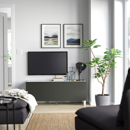BESTÅ, banco para TV con puertas 4 de 6 open dialog