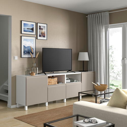 BESTÅ, TV bench with drawer runner, soft clossing. 2 of 8 open dialog